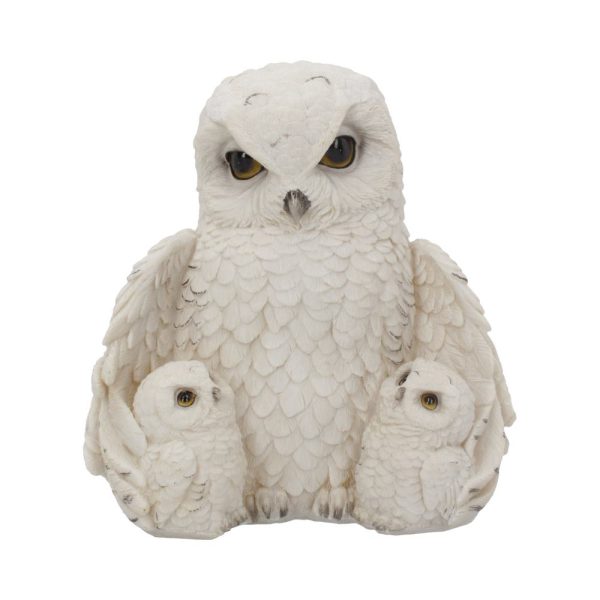 “Feathered Family” Snowy Owl trio