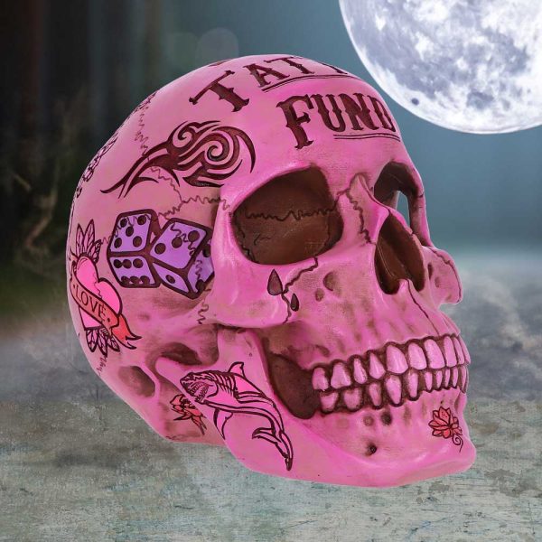 Tattoo Fund Skull (Pink) - Image 7