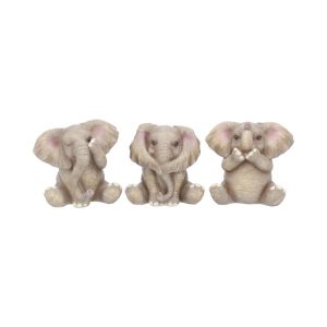 Three Wise Baby Elephants