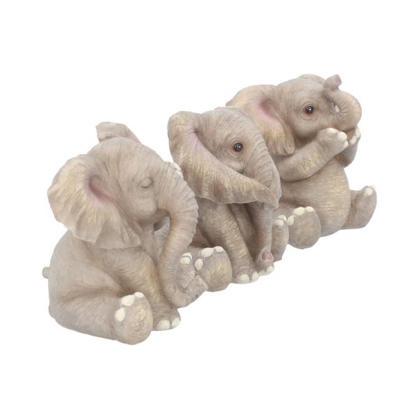 Three Wise Baby Elephants - Image 3
