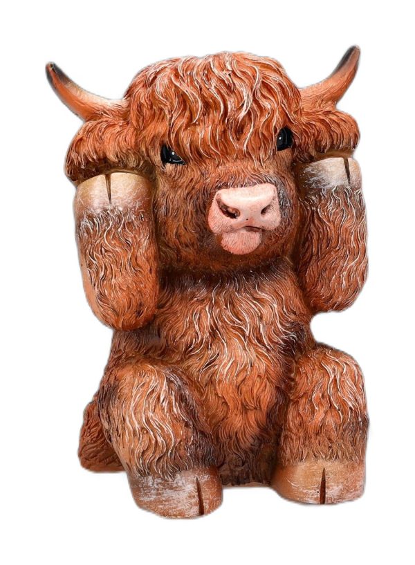 Three Wise Highland Cows - Image 2